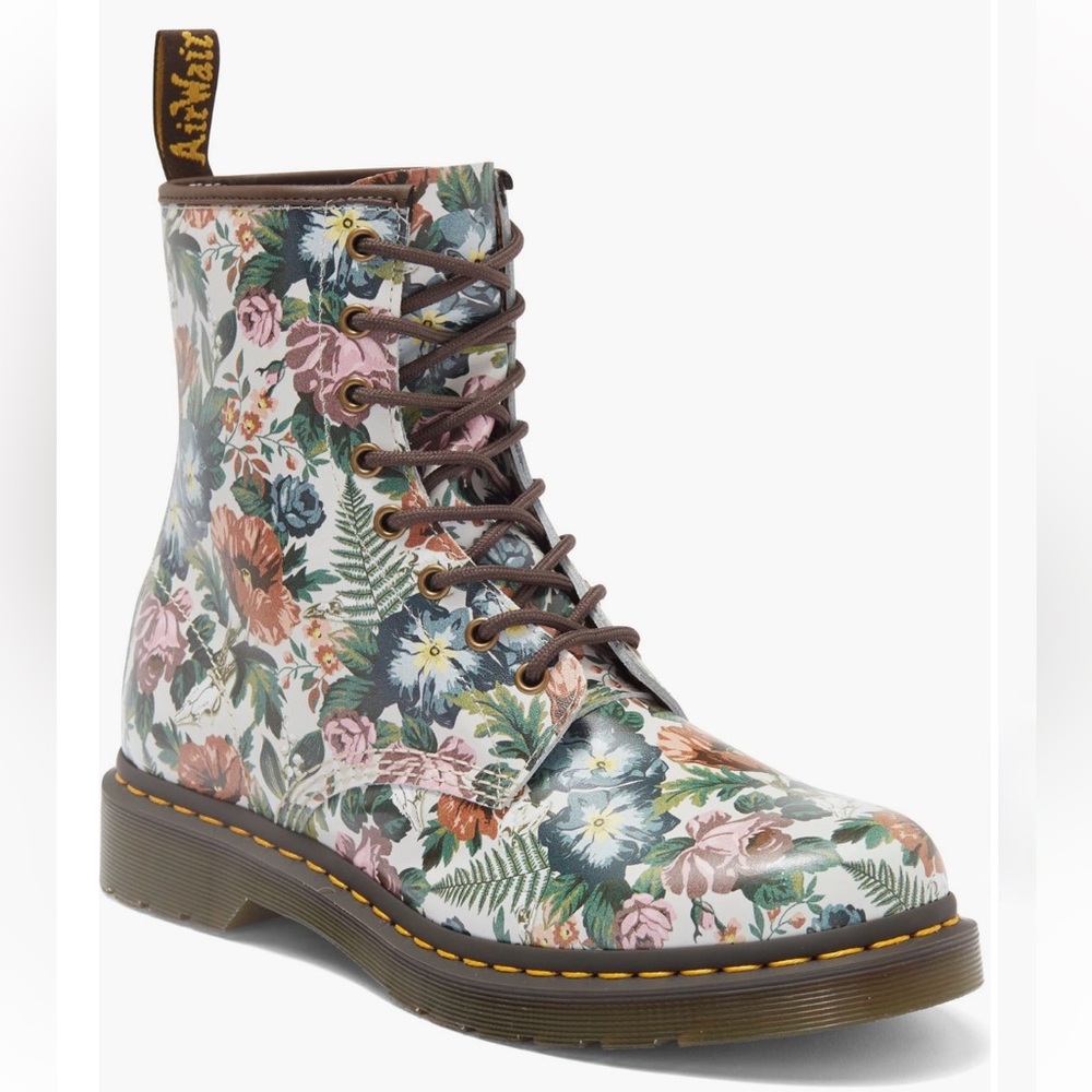 ✨SOLD✨ Dr. Martens 1460 Floral Combat Boot NWT